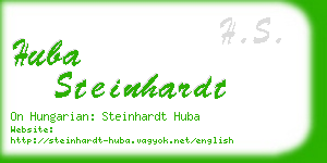huba steinhardt business card